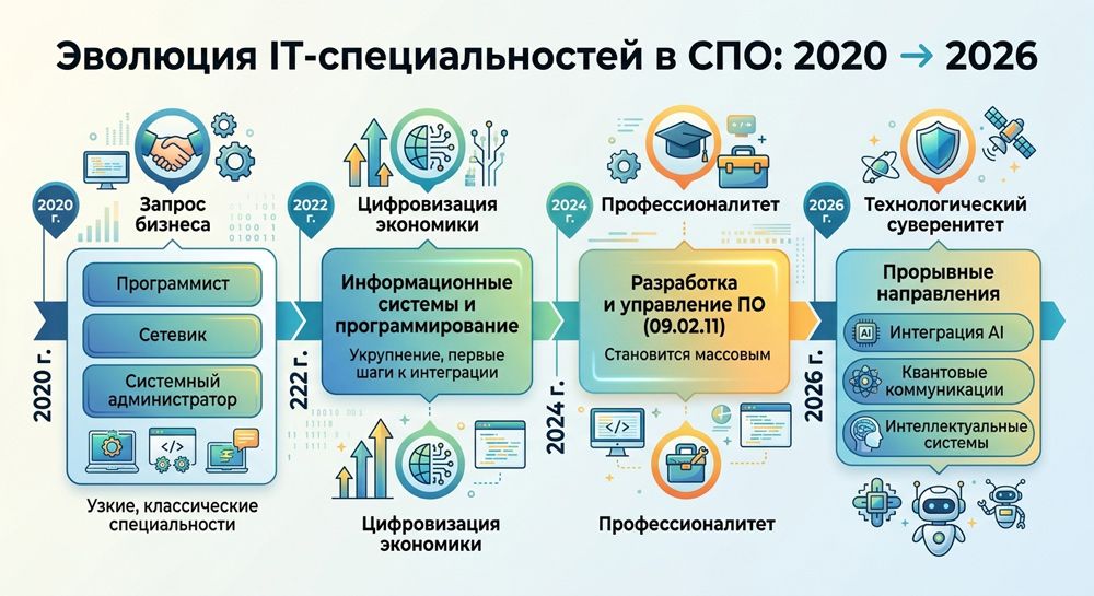 эволюция IT-специальностей